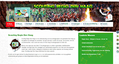 Desktop Screenshot of denhaag.scouting.nl